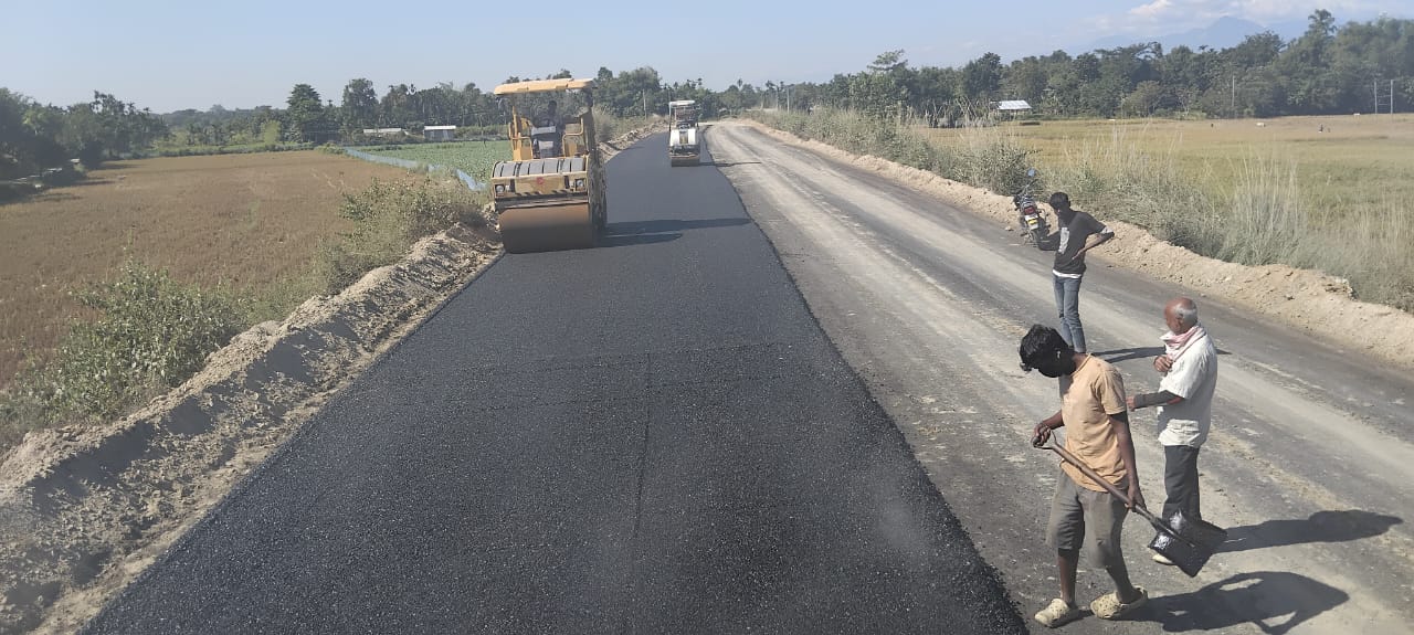 Modern highway infrastructure across Northeast India